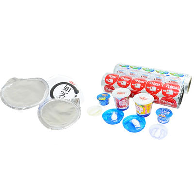 HDPE/PP/PET/PS plastik kaplar için Alüminyum Folyo Kapaklar