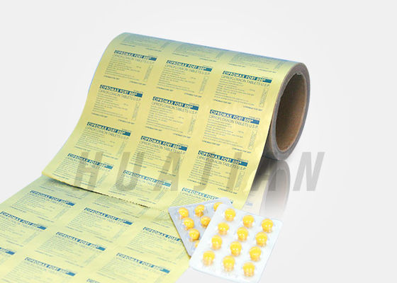 Lake Baskılı Tabletler Hapları Alüminyum Blister Film
