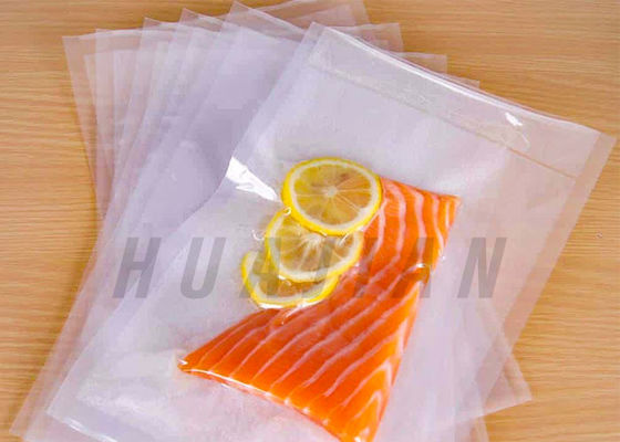 Jambon Sosis Et için Gıda Plastik 0.16mm Vakum Seal Gıda Torbaları