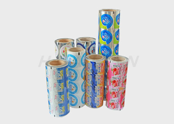 76mm PP Yoğurt Bardağı İçin Kolay Soyulabilir Alüminyum Kapak Folyo PP PS PE PVC